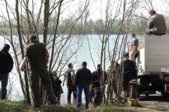 Fischbesatz Auesee, Haffen-Mehr 29.03.2014