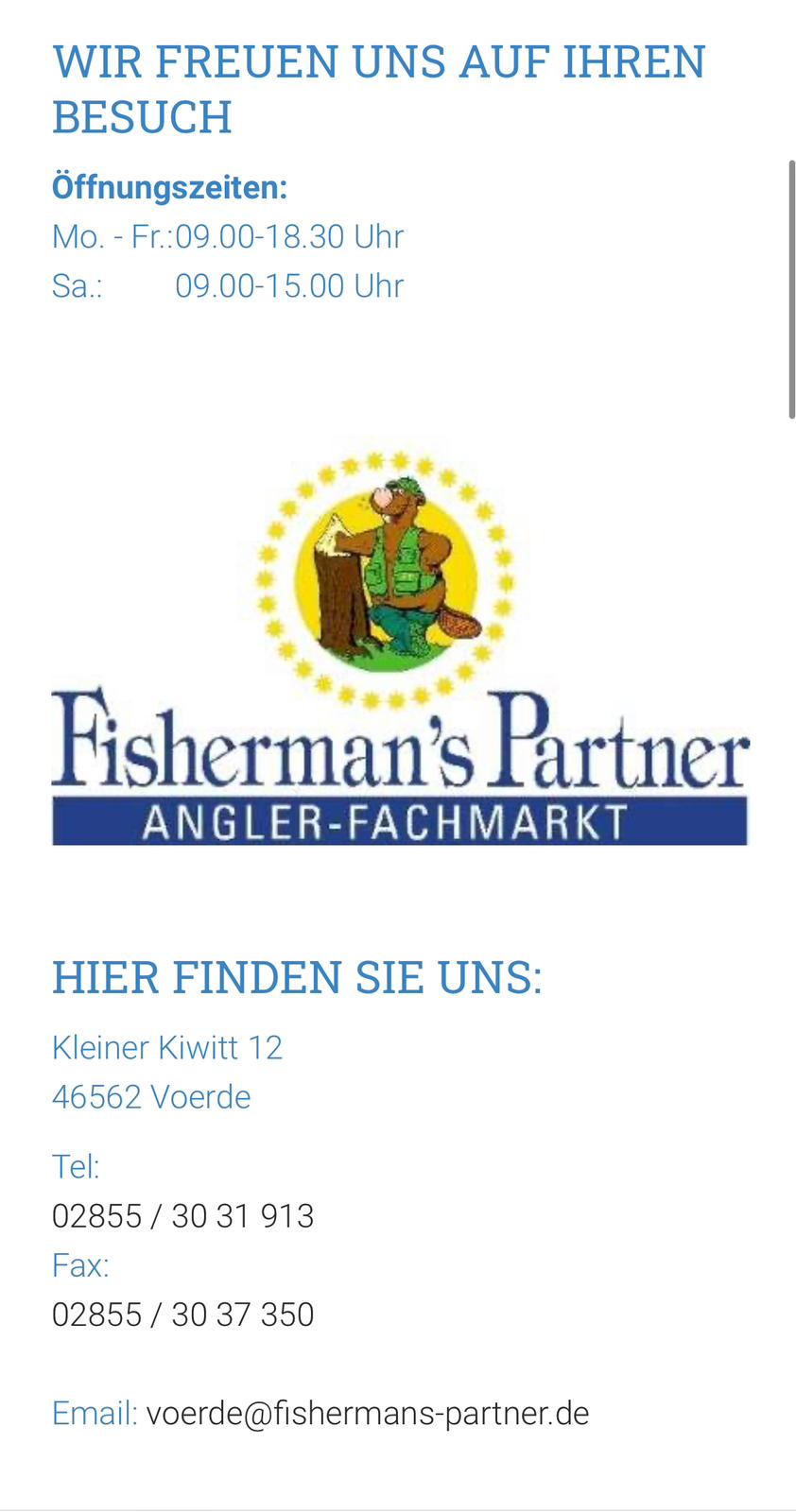 FishermansPartner Kontaktdaten